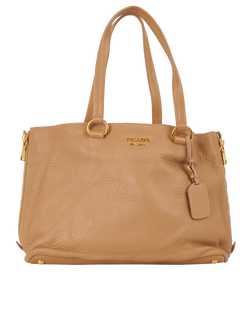 2-Way Tote, Leather, Beige, 180, E, 3*